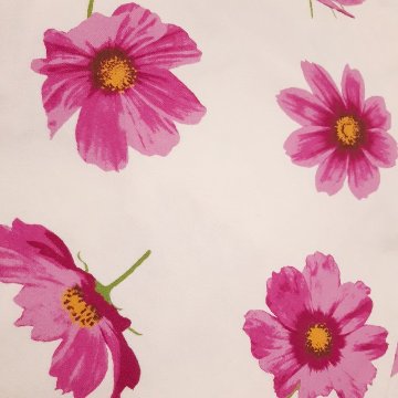 SALE hakkakids コスモスプリント Aライン ミニ裏毛 トレーナー 90 100 110 120 130 140 の画像