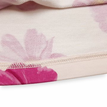 SALE hakkakids コスモスプリント Aライン ミニ裏毛 トレーナー 90 100 110 120 130 140 の画像