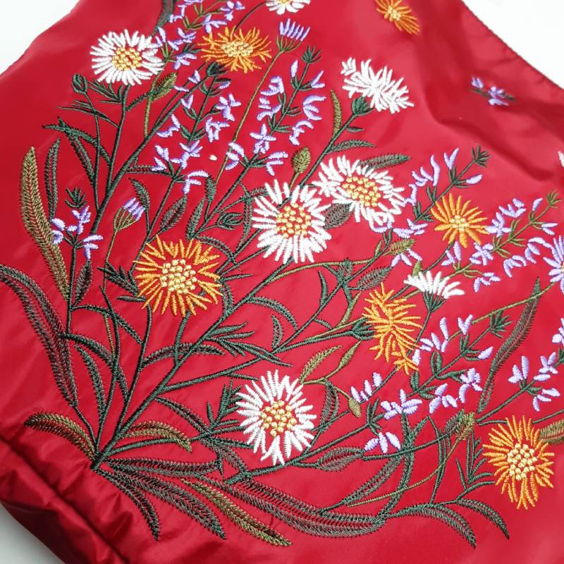 SUPER HAKKA glanta 「マーガレットライズ刺繍２WAYソフトリュック」Fの画像