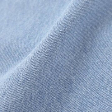 SLAP SLIP(スラップスリップ) 「サイド＆裾スカラップ7分丈デニムパンツ」(100-130cm) 【メール便送料198円対応】の画像