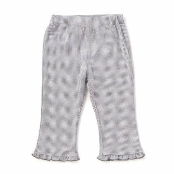 SLAP SLIP(スラップスリップ) 「裾フリル7分丈デニムニットレギンス」(80-120cm) 【メール便送料198円対応】の画像