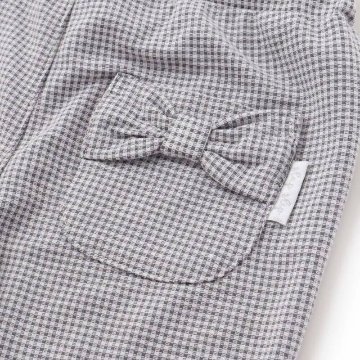 SLAP SLIP(スラップスリップ) 「裾フリル7分丈デニムニットレギンス」(80-120cm) 【メール便送料198円対応】の画像