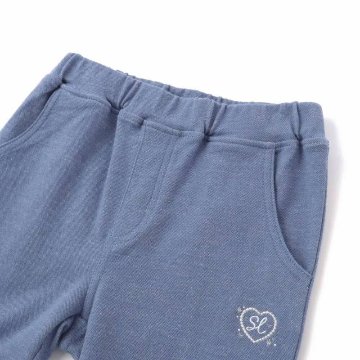 SLAP SLIP(スラップスリップ) 「折り返し裾7分丈ストレッチパンツ」(80-120cm) 【メール便送料198円対応】の画像