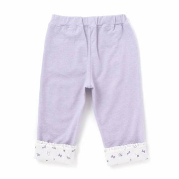 SLAP SLIP(スラップスリップ) 「折り返し裾7分丈ストレッチパンツ」(80-120cm) 【メール便送料198円対応】の画像