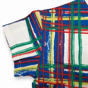 maarook「ブラッシュチェックPT天竺Tシャツ」(90-130cm) 【メール便送料無料】の画像