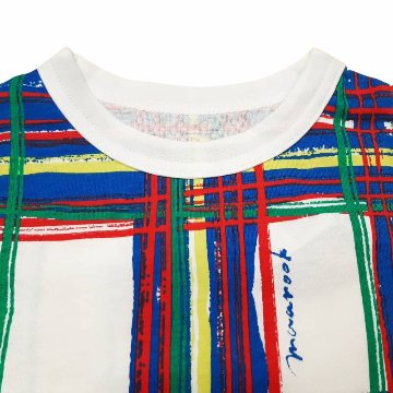maarook「ブラッシュチェックPT天竺Tシャツ」(90-130cm) 【メール便送料無料】の画像