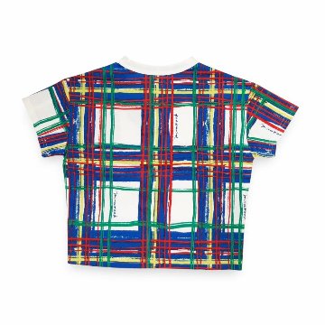 maarook「ブラッシュチェックPT天竺Tシャツ」(90-130cm) 【メール便送料無料】の画像