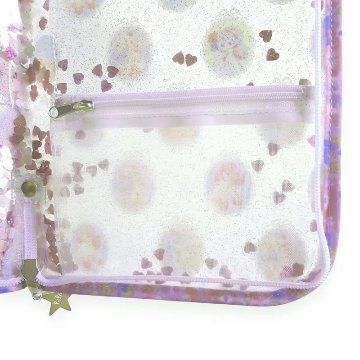 fafa 「POPPY MAY クリアラメPVCダイアリー・母子手帳ケース」（Lサイズ）【メール便送料無料】の画像