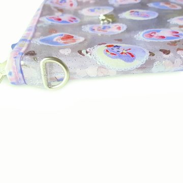 fafa 「POPPY MAY クリアラメPVCダイアリー・母子手帳ケース」（Lサイズ）【メール便送料無料】の画像