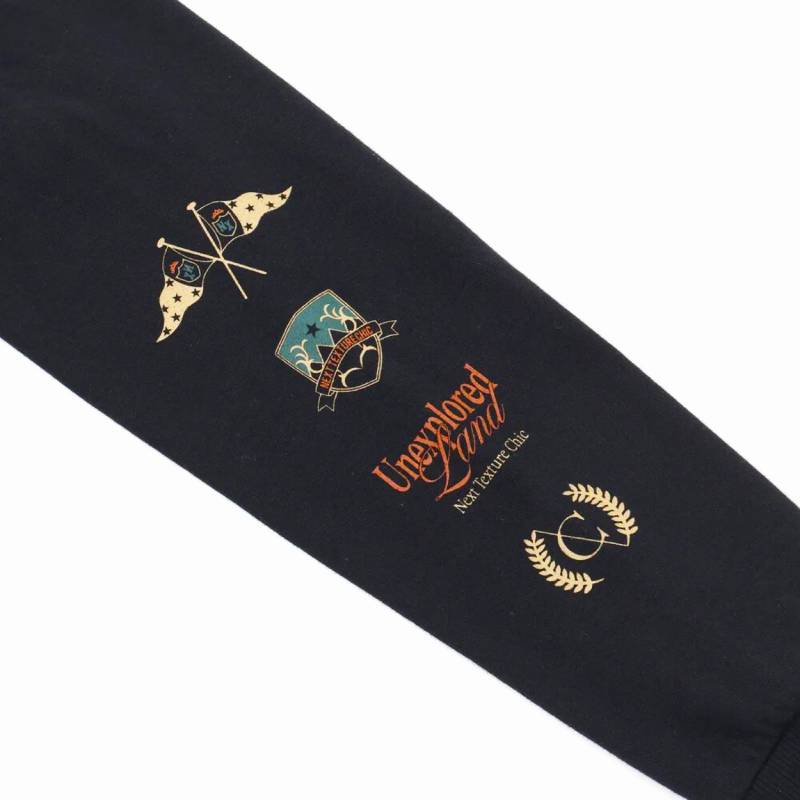 nexchic (ネクシック) 「マルチボーダーTシャツ＋長袖Tシャツセット」(110-150cm)　メール便送料無料の画像