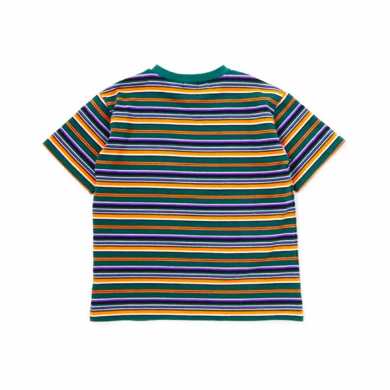 nexchic (ネクシック) 「マルチボーダーTシャツ＋長袖Tシャツセット」(110-150cm)　メール便送料無料の画像