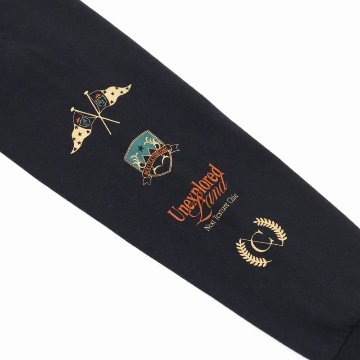 nexchic (ネクシック) 「マルチボーダーTシャツ＋長袖Tシャツセット」(110-150cm)　メール便送料無料の画像