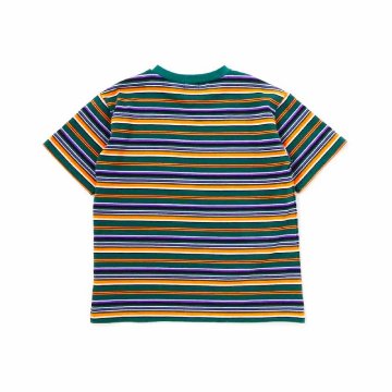 nexchic (ネクシック) 「マルチボーダーTシャツ＋長袖Tシャツセット」(110-150cm)　メール便送料無料の画像