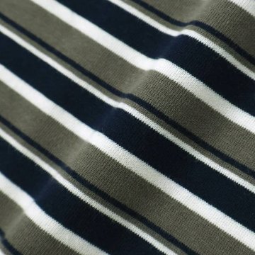 nexchic (ネクシック) 「ビッグシルエット ランダムボーダーTシャツ」(110-150cm)　メール便送料198円対応の画像