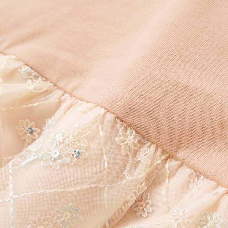 SLAP SLIP baby (スラップスリップ) 「 フラワー刺繍チュールビスチェ風ドッキングカバーオール」(70-80cm)  メール便対応可の画像
