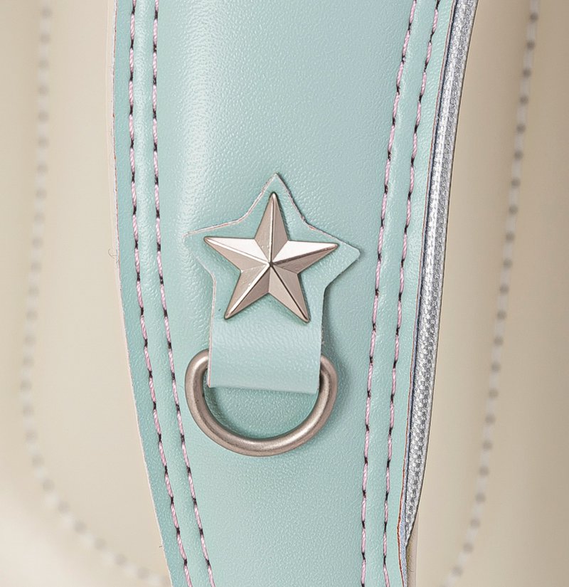 fafaランドセル2027年「クラリーノ キューブ型 POWDEW LAVENDER ✕ MINT GREEN」 【当店だけのオリジナルダブル特典付】の画像