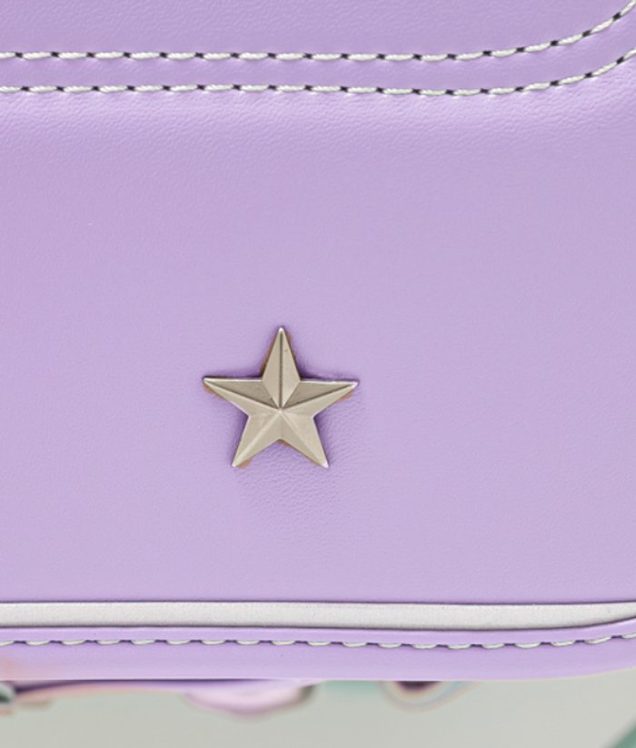 fafaランドセル2027年「クラリーノ キューブ型 POWDEW LAVENDER ✕ MINT GREEN」 【当店だけのオリジナルダブル特典付】の画像