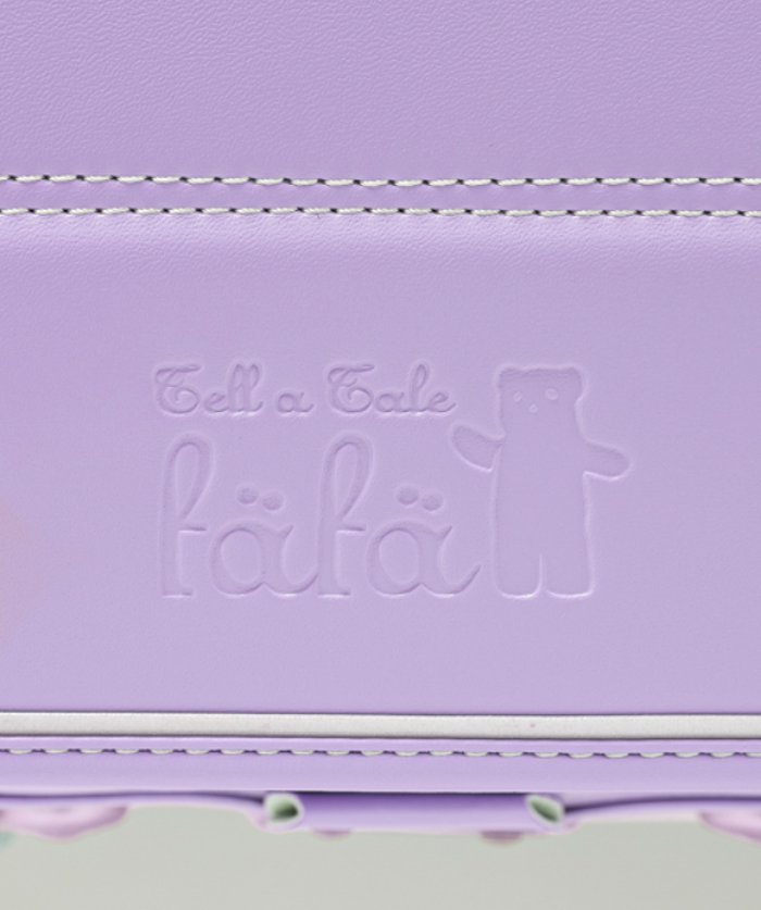 fafaランドセル2027年「クラリーノ キューブ型 POWDEW LAVENDER ✕ MINT GREEN」 【当店だけのオリジナルダブル特典付】の画像