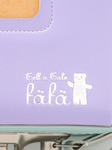 fafaランドセル2027年「クラリーノ キューブ型 POWDEW LAVENDER ✕ MINT GREEN」 【当店だけのオリジナルダブル特典付】の画像