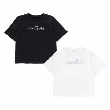 nexchic (ネクシック) 「チェック柄ビスチェ＋Tシャツセット」(110-150cm) の画像