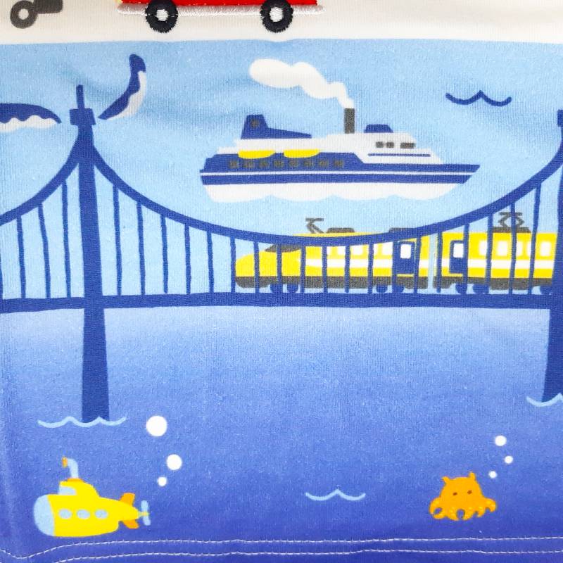 SLAPSLIP 日本の風景プリントTシャツ(80-130cm)　【メール便送料198円対応】の画像
