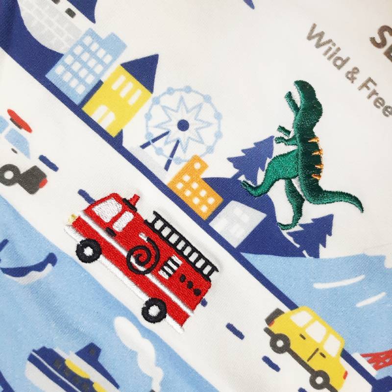 SLAPSLIP 日本の風景プリントTシャツ(80-130cm)　【メール便送料198円対応】の画像