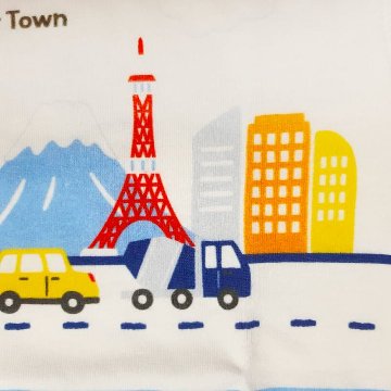 SLAPSLIP 日本の風景プリントTシャツ(80-130cm)　【メール便送料198円対応】の画像