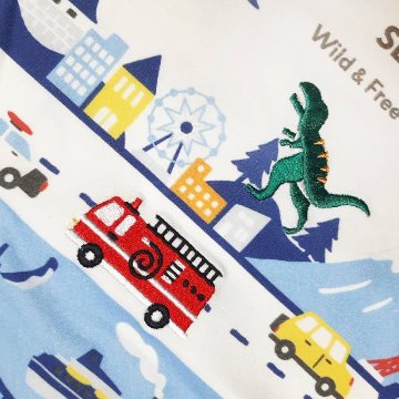 SLAPSLIP 日本の風景プリントTシャツ(80-130cm)　【メール便送料198円対応】の画像