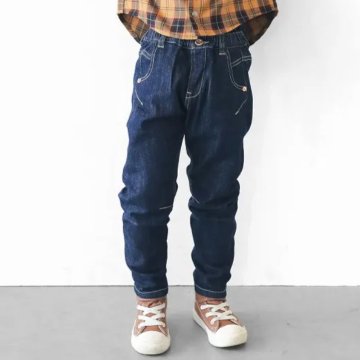 L.COPECK（エルコペック）「国産 デニム立体裁断 パンツ」(100-170cm) 【メール便送料無料】の画像