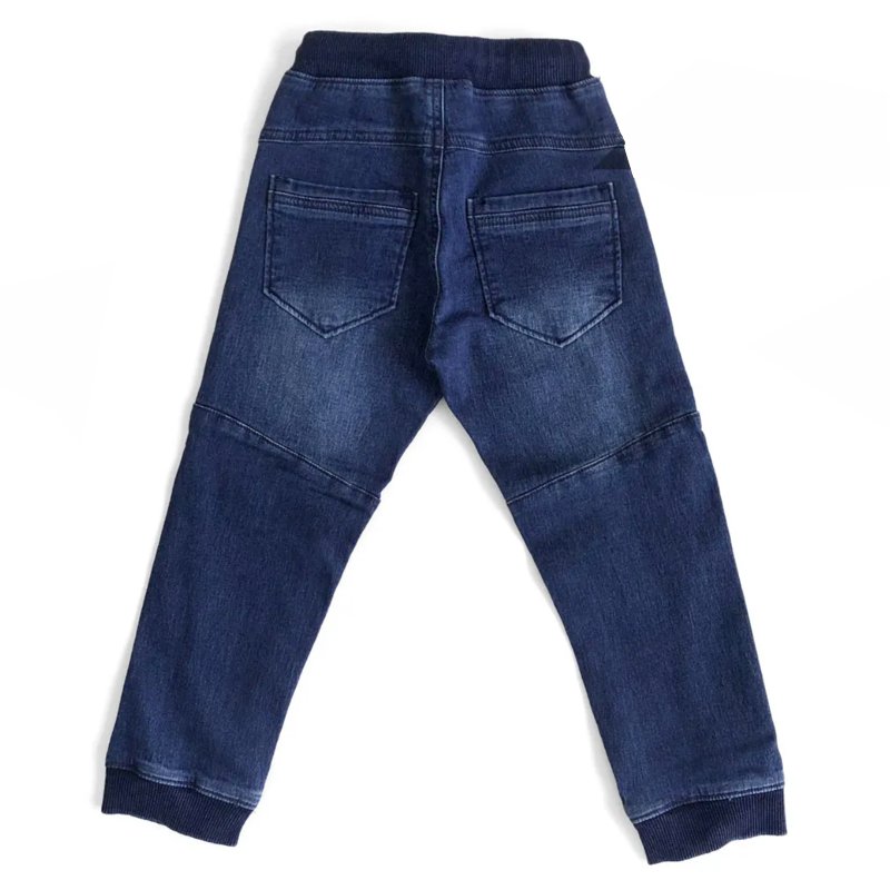 L.COPECK（エルコペック）「ニット風デニム ジョガーパンツ」(100-150cm) メール便送料198円対応可の画像