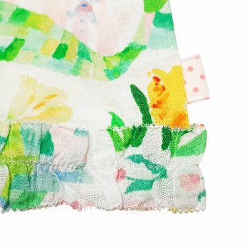 hakka kids baby「はるのオーケストラプリント裾フリルTシャツ」(80-130cm） 【メール便送料無料】の画像