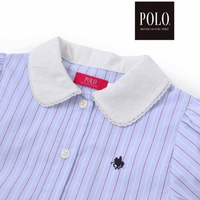 SLAP SLIP(スラップスリップ) 「【POLO BCSコラボ】半袖シャツワンピース」(80~130cm) メール便送料198円対応可の画像