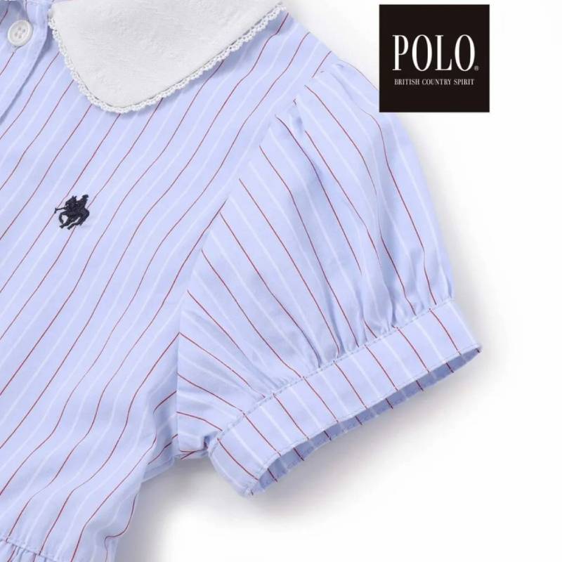 SLAP SLIP(スラップスリップ) 「【POLO BCSコラボ】半袖シャツワンピース」(80~130cm) メール便送料198円対応可の画像