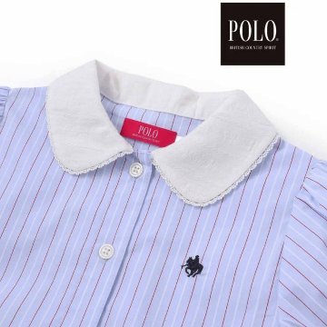 SLAP SLIP(スラップスリップ) 「【POLO BCSコラボ】半袖シャツワンピース」(80~130cm) メール便送料198円対応可の画像