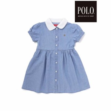 SLAP SLIP(スラップスリップ) 「【POLO BCSコラボ】半袖シャツワンピース」(80~130cm) メール便送料198円対応可の画像