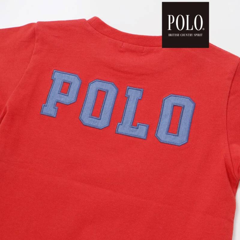 SLAP SLIP(スラップスリップ) 「【POLO BCSコラボ】バックロゴTシャツ」(80~130cm)メール便送料198円対応可の画像