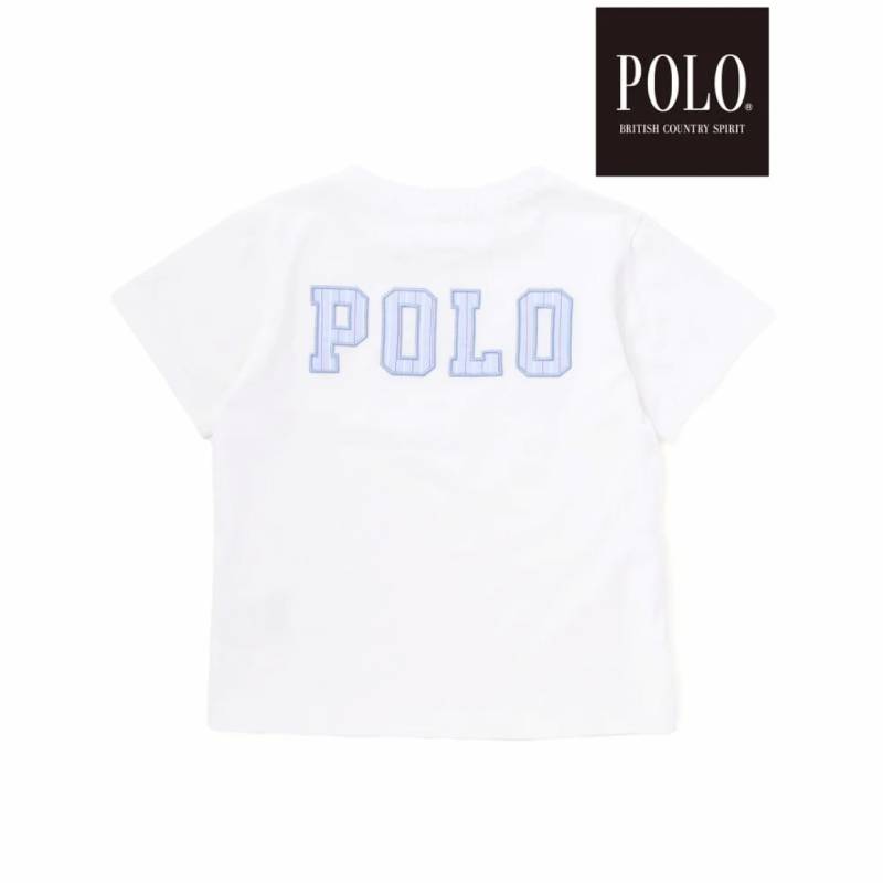 SLAP SLIP(スラップスリップ) 「【POLO BCSコラボ】バックロゴTシャツ」(80~130cm)メール便送料198円対応可の画像