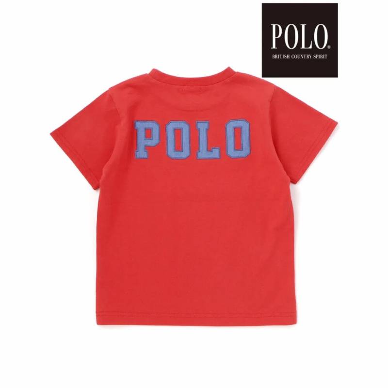SLAP SLIP(スラップスリップ) 「【POLO BCSコラボ】バックロゴTシャツ」(80~130cm)メール便送料198円対応可の画像