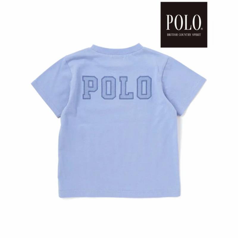 SLAP SLIP(スラップスリップ) 「【POLO BCSコラボ】バックロゴTシャツ」(80~130cm)メール便送料198円対応可の画像