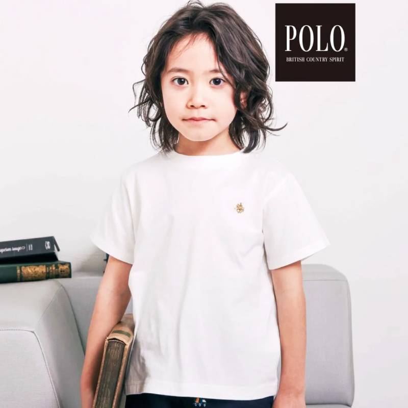 SLAP SLIP(スラップスリップ) 「【POLO BCSコラボ】バックロゴTシャツ」(80~130cm)メール便送料198円対応可の画像
