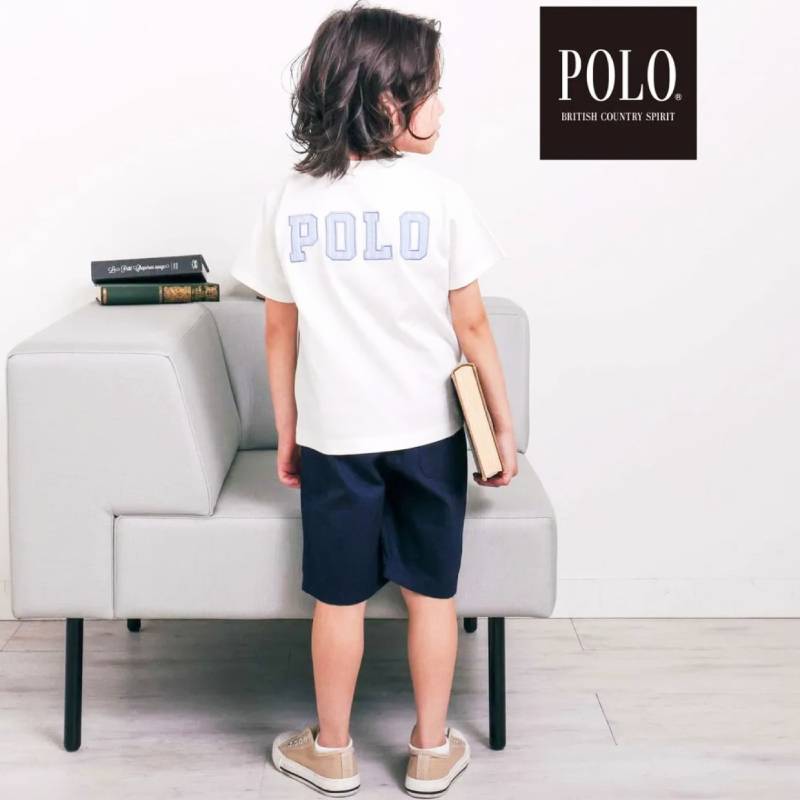 SLAP SLIP(スラップスリップ) 「【POLO BCSコラボ】バックロゴTシャツ」(80~130cm)メール便送料198円対応可の画像