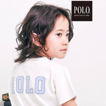 SLAP SLIP(スラップスリップ) 「【POLO BCSコラボ】バックロゴTシャツ」(80~130cm)メール便送料198円対応可の画像