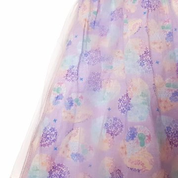 nino「ハートフラワープリントオーバーチュールワンピース」(90-130cm) の画像