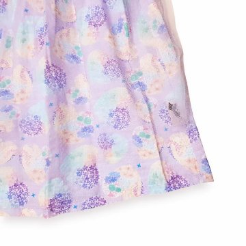nino「ハートフラワープリントオーバーチュールワンピース」(90-130cm) の画像