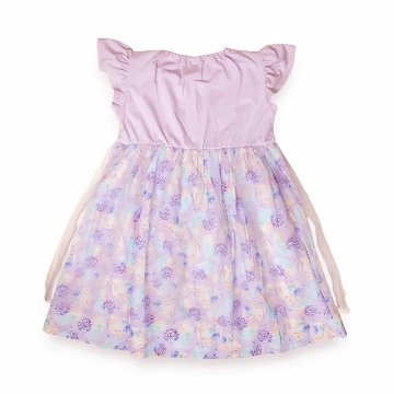 nino「ハートフラワープリントオーバーチュールワンピース」(90-130cm) の画像