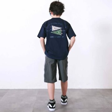 nexchic (ネクシック) 「デニムポケット付きTシャツ」(130-150cm)　メール便送料198円対応の画像