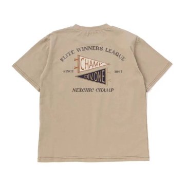 nexchic (ネクシック) 「デニムポケット付きTシャツ」(130-150cm)　メール便送料198円対応の画像