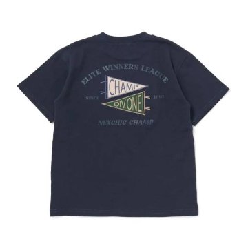 nexchic (ネクシック) 「デニムポケット付きTシャツ」(130-150cm)　メール便送料198円対応の画像