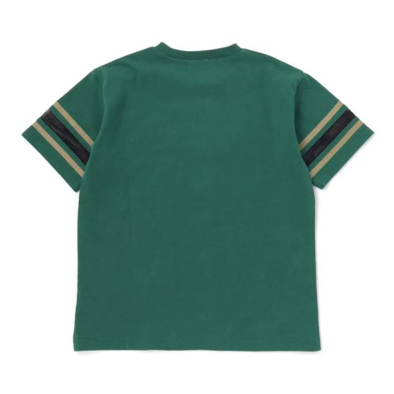 nexchic (ネクシック) 「パッチロゴ付きメッシュ袖Tシャツ」(130-150cm)　メール便送料198円対応の画像