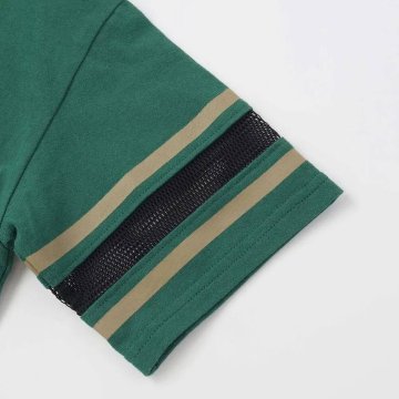 nexchic (ネクシック) 「パッチロゴ付きメッシュ袖Tシャツ」(130-150cm)　メール便送料198円対応の画像